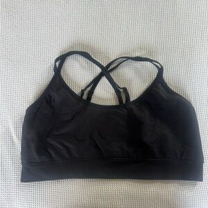 ASOS Black Strappy Sports Bra - Size M
